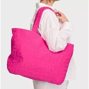 Victoria's Secret Terry Tote bag Pink